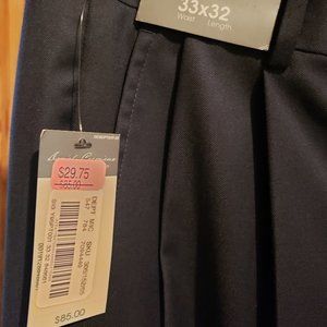 Men's dress pants, Daniel Cremieux, navy, 33 x 32, new with tags
